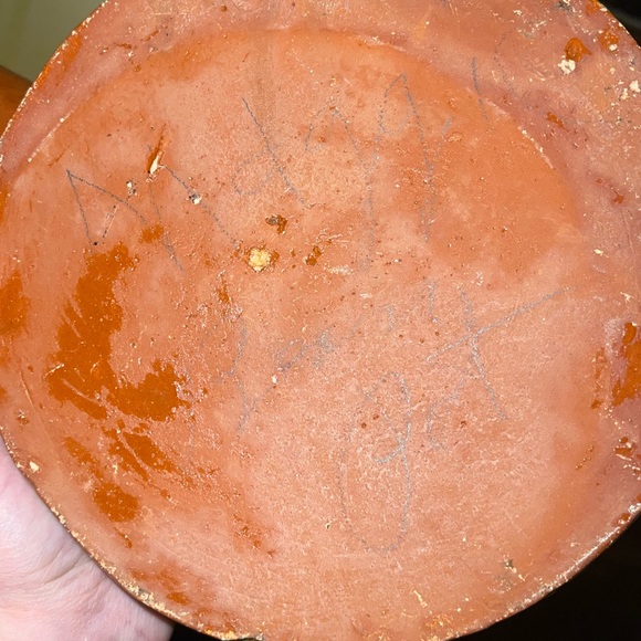 Vintage Mexican Pottery Tlaquepaque Redware Bean Pot W/ Lid - Picture 11 of 15